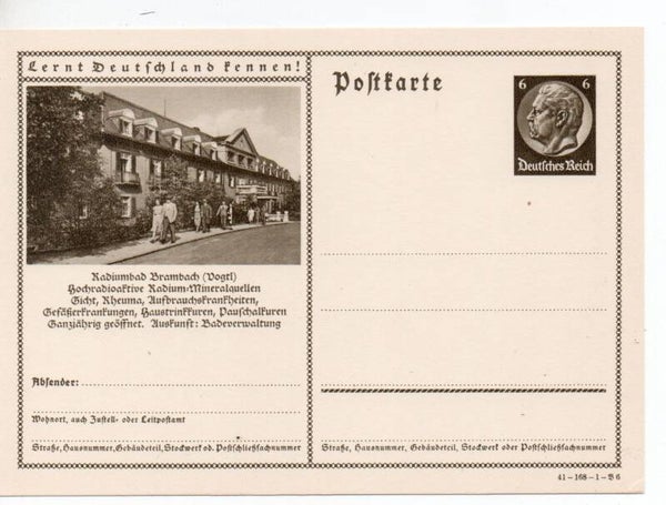 Deutsches Reich Bildpostkarte P236/ 41-168-1-B6 ungebraucht/ *