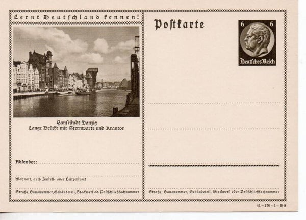 Deutsches Reich Bildpostkarte P236/ 41-170-1-B8 ungebraucht/ *