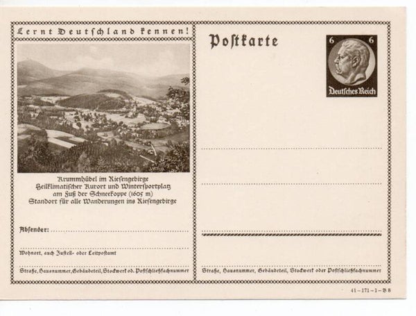 Deutsches Reich Bildpostkarte P236/ 41-171-1-B8 ungebraucht/ *