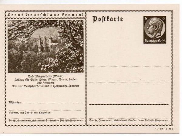 Deutsches Reich Bildpostkarte P236/ 41-176-1-B4 ungebraucht/ *