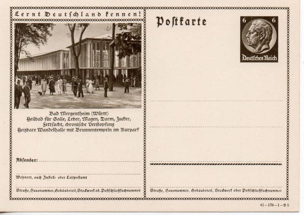 Deutsches Reich Bildpostkarte P236/ 41-176-1-B5 ungebraucht/ *