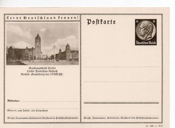 Deutsches Reich Bildpostkarte P236/ 41-180-1-B8 ungebraucht/ *
