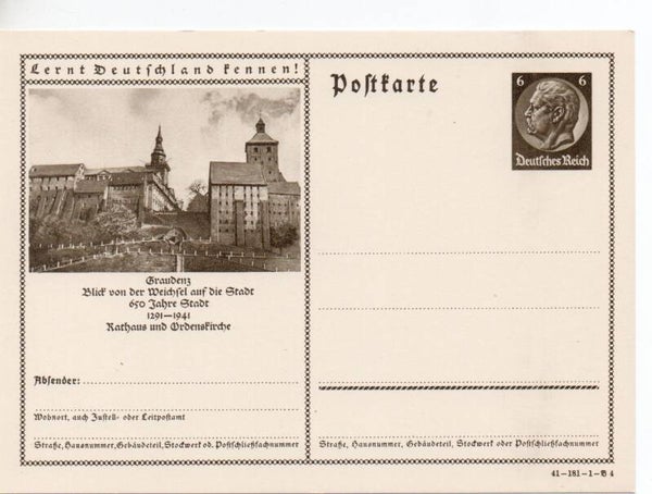 Deutsches Reich Bildpostkarte P236/ 41-181-1-B4 ungebraucht/ *