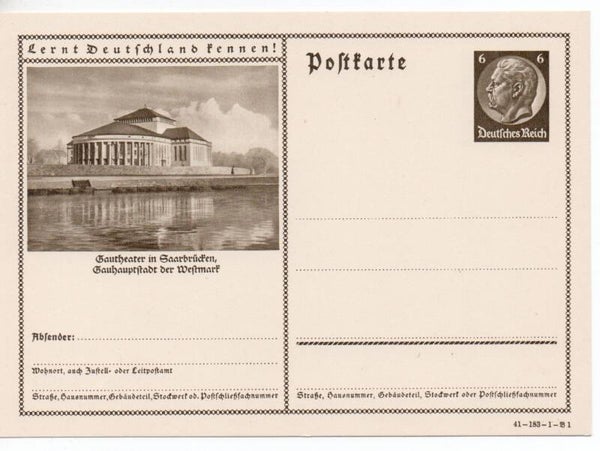 Deutsches Reich Bildpostkarte P236/ 41-183-1-B2 ungebraucht/ *