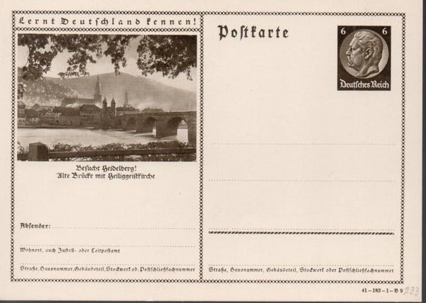 Deutsches Reich Bildpostkarte P236/ 41-183-1-B9 ungebraucht/ *
