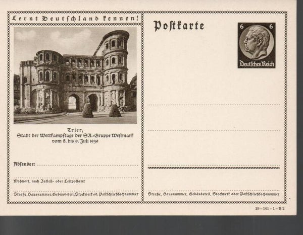 Deutsches Reich Bildpostkarte P236/ 39-141-1-B2 ungebraucht/ *