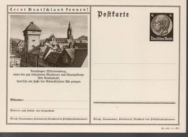 Deutsches Reich Bildpostkarte P236/ 39-141-1-B3 ungebraucht/ *