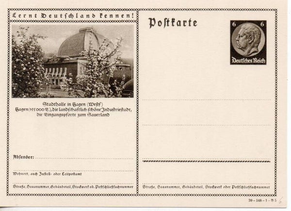 Deutsches Reich Bildpostkarte P236/ 39-148-1-B5 ungebraucht/ *