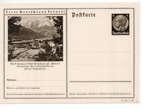 Deutsches Reich Bildpostkarte P236/ 39-148-1-B4 ungebraucht/ *