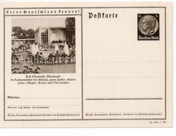 Deutsches Reich Bildpostkarte P236/ 39-148-1-B6 ungebraucht/ *