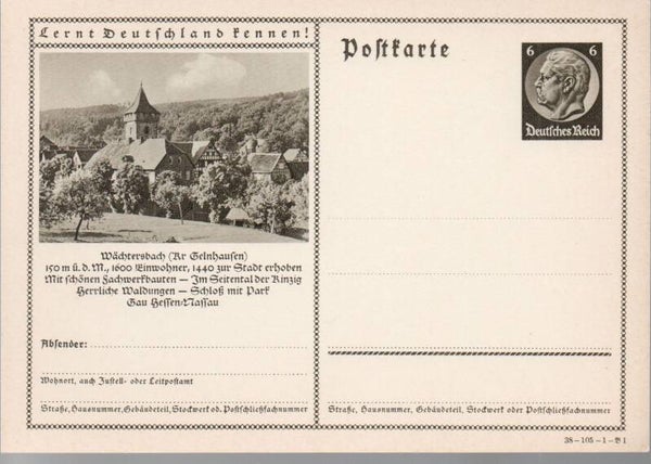 Deutsches Reich Bildpostkarte P236/ 38-105-1-B1 ungebraucht/ *