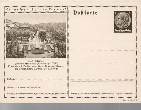 Deutsches Reich Bildpostkarte P236/ 38-106-1-B6 ungebraucht/ *