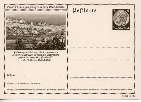 Deutsches Reich Bildpostkarte P236/ 38-109-1-B6 ungebraucht/ *