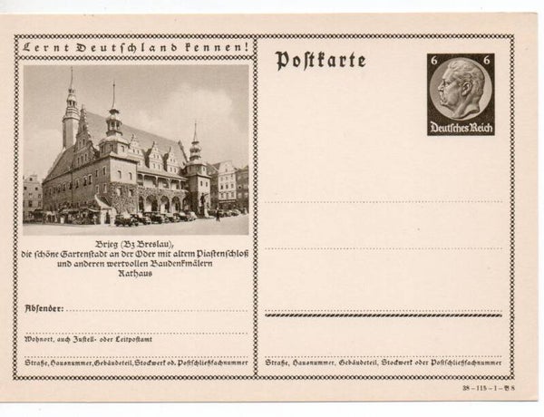 Deutsches Reich Bildpostkarte P236/ 38-115-1-B8 ungebraucht/  *