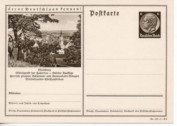 Deutsches Reich Bildpostkarte P236/ 38-119-1-B6 ungebraucht/ *