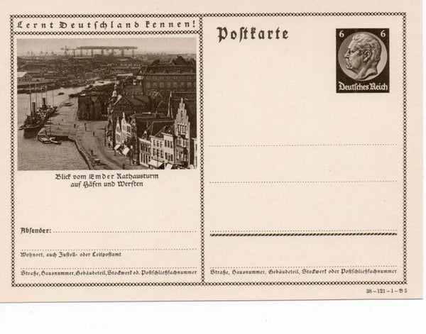 Deutsches Reich Bildpostkarte P236/ 38-121-1-B5 ungebraucht/ *