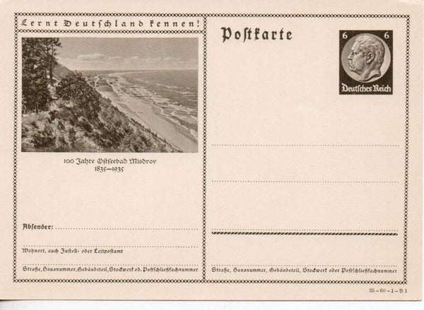 Deutsches Reich Bildpostkarte P236/ 35-60-1-B1 ungebraucht/  *