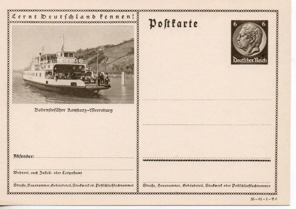 Deutsches Reich Bildpostkarte P236/ 35-61-1-B6 ungebraucht/ *
