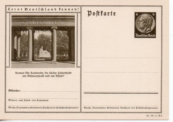 Deutsches Reich Bildpostkarte P236/ 35-62-1-B2 ungebraucht/ *