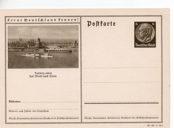 Deutsches Reich Bildpostkarte P236/ 35-62-1-B3 ungebraucht/ *