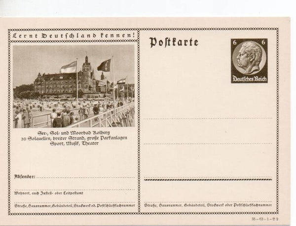 Deutsches Reich Bildpostkarte P236/ 35-63-1-B2 ungebraucht/ *