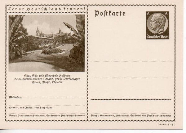 Deutsches Reich Bildpostkarte P236/ 35-63-1-B7 ungebraucht/ *
