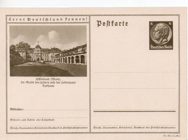 Deutsches Reich Bildpostkarte P236/ 35-64-1-B4 ungebraucht/ *