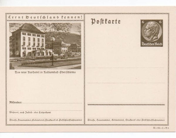 Deutsches Reich Bildpostkarte P236/ 35-64-1-B6 ungebraucht/ *