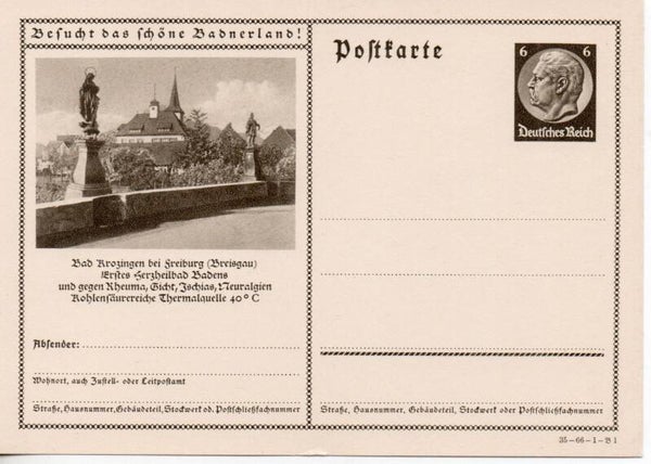 Deutsches Reich Bildpostkarte P236/ 35-66-1-B1 ungebraucht/ *