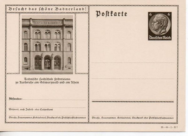 Deutsches Reich Bildpostkarte P236/ 35-66-1-B7 ungebraucht/ *