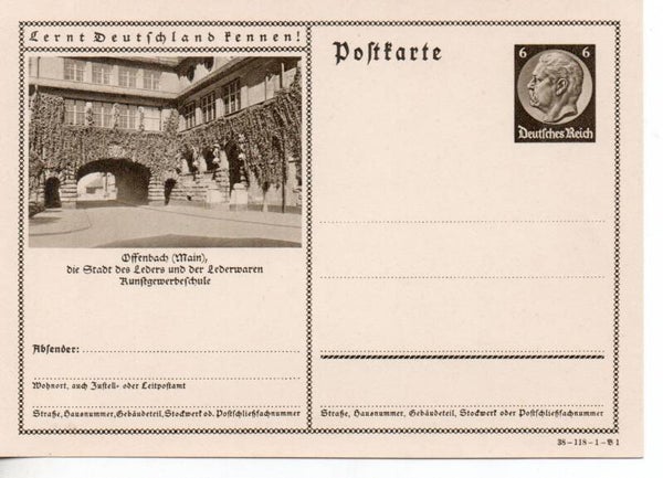 Deutsches Reich Bildpostkarte P236/ 38-118-1-B1 ungebraucht/ *