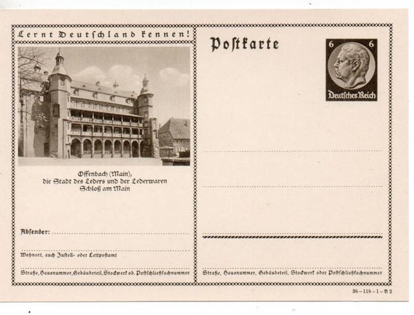 Deutsches Reich Bildpostkarte P236/ 38-118-1-B2 ungebraucht/ *