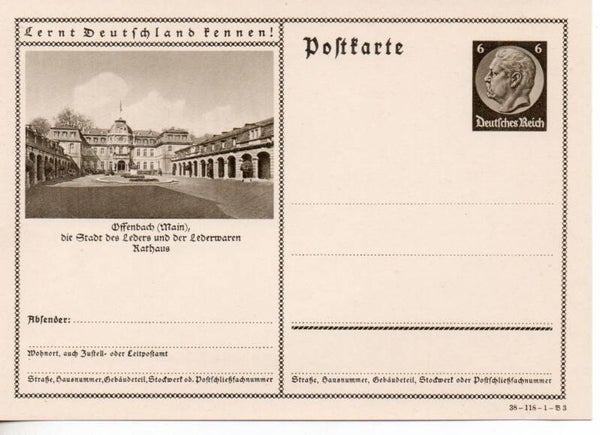 Deutsches Reich Bildpostkarte P236/ 38-118-1-B3 ungebraucht/ *