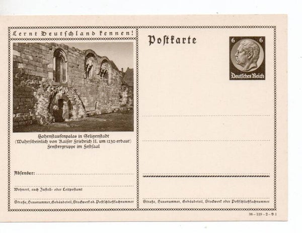 Deutsches Reich Bildpostkarte P236/ 38-119-2-B1 ungebraucht/ *