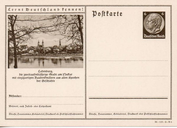 Deutsches Reich Bildpostkarte P236/ 38-119-2-B8 ungebraucht/ *