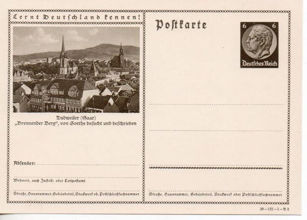 Deutsches Reich Bildpostkarte P236/ 38-121-1-B3 ungebraucht/ *