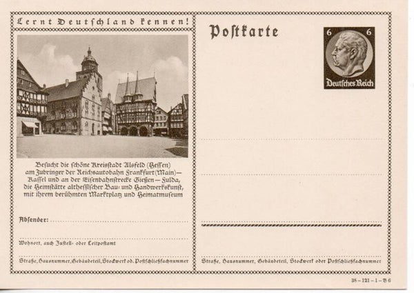 Deutsches Reich Bildpostkarte P236/ 38-121-1-B6 ungebraucht/ *