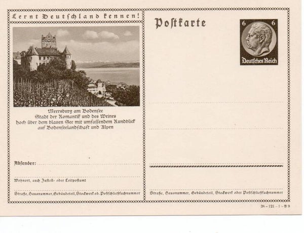 Deutsches Reich Bildpostkarte P236/ 38-121-1-B9 ungebraucht/ *