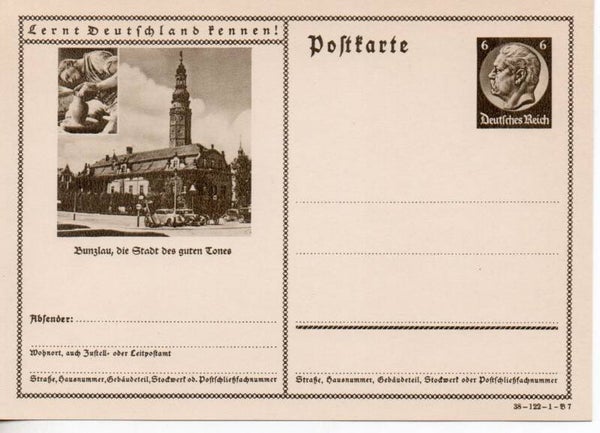 Deutsches Reich Bildpostkarte P236/ 38-122-1-B7 ungebraucht/ *