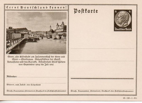 Deutsches Reich Bildpostkarte P236/ 38-123-1-B1 ungebraucht/ *