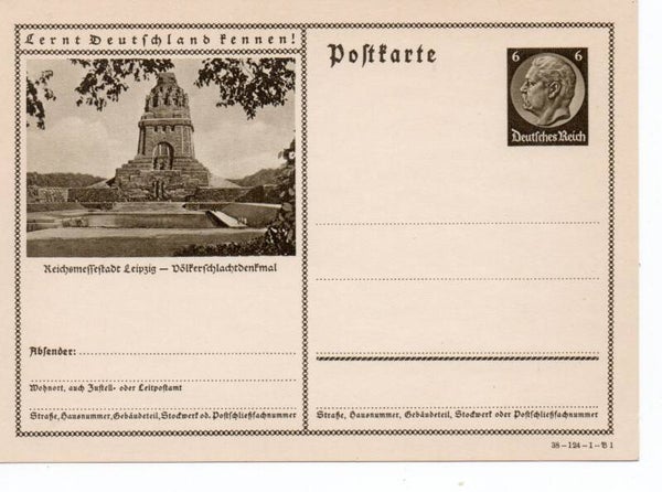 Deutsches Reich Bildpostkarte P236/ 38-124-1-B1 ungebraucht/ *