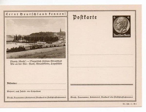 Deutsches Reich Bildpostkarte P236/ 38-124-1-B4 ungebraucht/ *