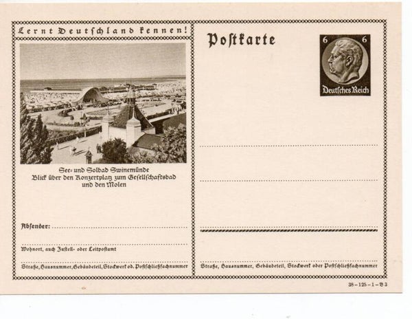 Deutsches Reich Bildpostkarte P236/ 38-125-1-B3 ungebraucht/ *