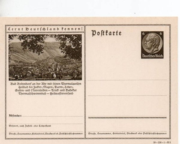 Deutsches Reich Bildpostkarte P236/ 39-126-1-B3 ungebraucht/ *
