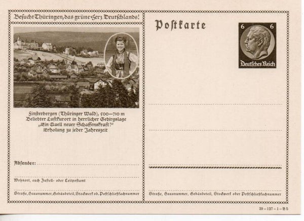 Deutsches Reich Bildpostkarte P236/ 39-127-1-B5 ungebraucht/ *