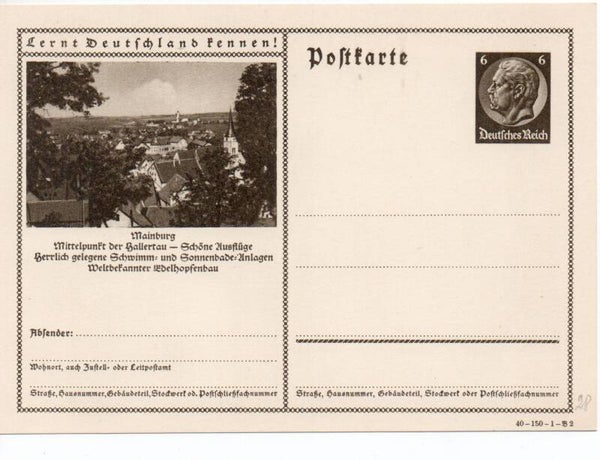 Deutsches Reich Bildpostkarte P236/ 40-150-1-B2 ungebraucht/ *