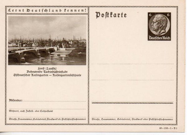 Deutsches Reich Bildpostkarte P236/ 40-153-1-B1 ungebraucht/ *
