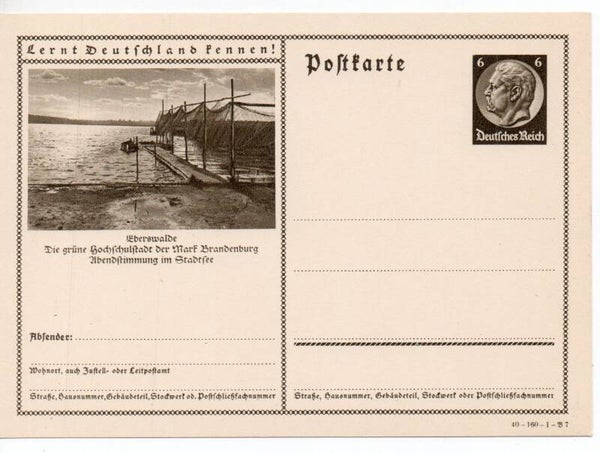 Deutsches Reich Bildpostkarte P236/ 40-160-1-B7 ungebraucht/ *