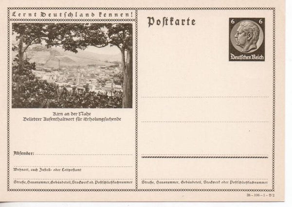 Deutsches Reich Bildpostkarte P236/ 38-106-1-B2 ungebraucht/ *