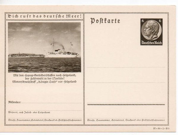 Deutsches Reich Bildpostkarte P236/ 37-90-1-B5 ungebraucht/ *